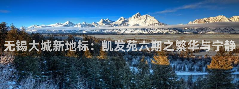 极悦娱乐.ccm：无锡大城新地标：凯发苑六期之繁华与宁静