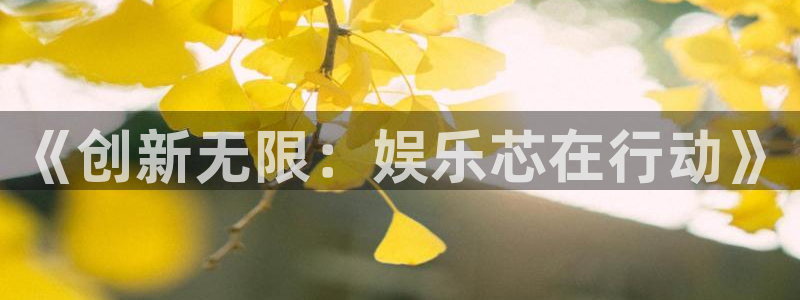 极悦娱乐平台注册入口：《创新无限：娱乐芯在行动》