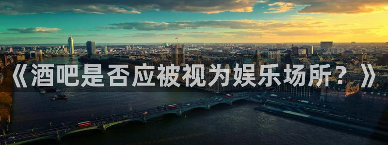 极悦娱乐平台下载入口：《酒吧是否应被视为娱乐场所？》